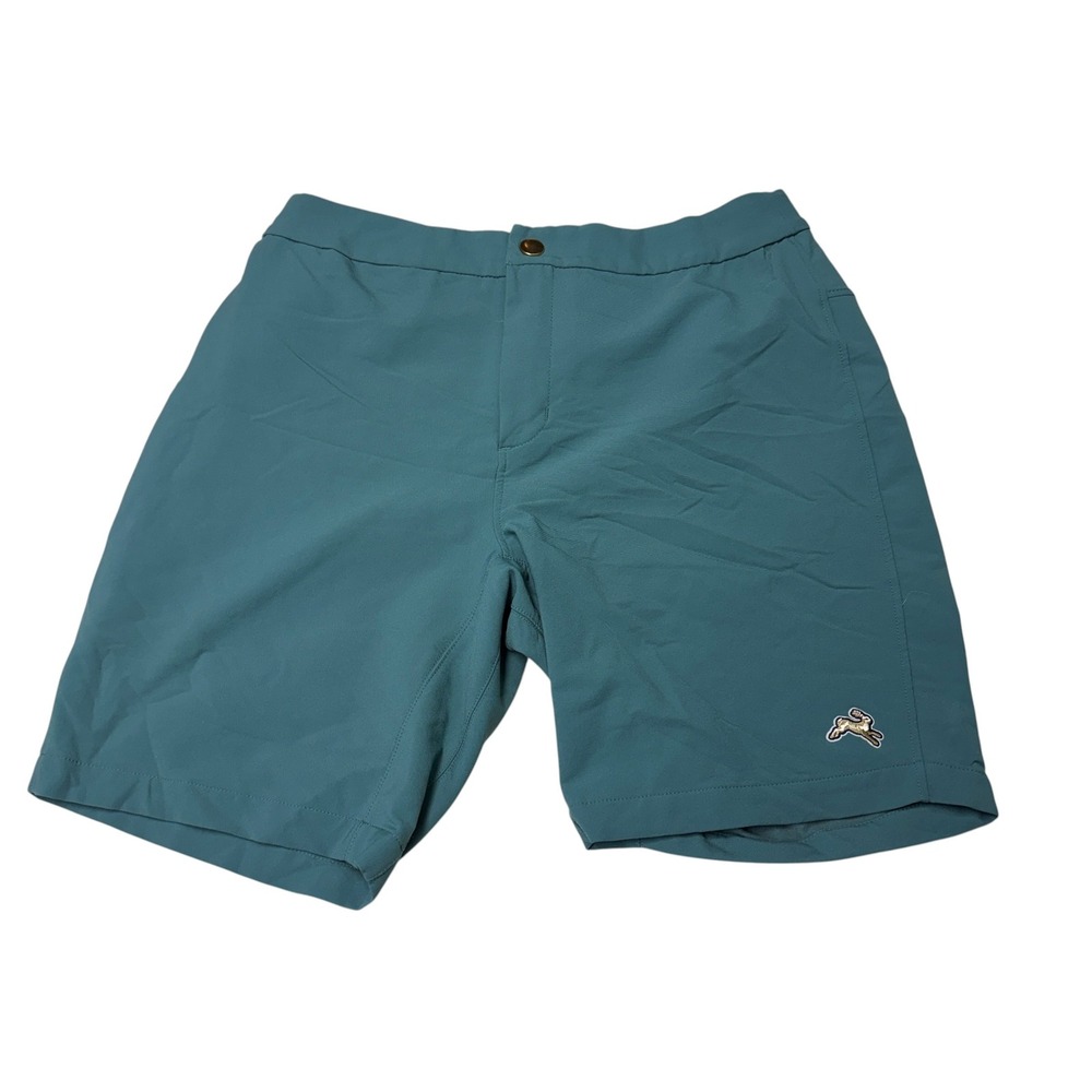Tracksmith New England Mens Running Shorts Teal Blue M W30 L8 Performance